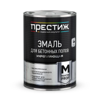 Эмаль для бетонных полов серая 10 кг (1) "Престиж"