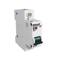 Купить Выключатель автомат. ва-101 1р 10а 4,5ка тип с (1/12/144) "DEKRAFT"