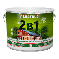 Защитно-декорат.покрытие для дерева Акватекс,полуматов. 9л Орех РОГНЕДА 257230