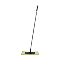 Купить Швабра для пола  Mop Clean насадка микрофибра (зеленая) (1/24) "Рыжий кот"