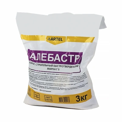 Купить Алебастр 3кг Артель 32091