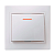 Купить Выключатель "Кварта" 1 кл. с индикатором вс10-1-1-кб, 10а, белый (1/10/200) "IEK"