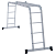 Купить Лестница-трансформер шарнирная 4 секции по 4 ступени (1) "Новая высота" NV-1320