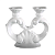 Купить Подсвечник на 2 свечи "ROCOCO" (1/12) "CMIELOW" 0038160 Rococo