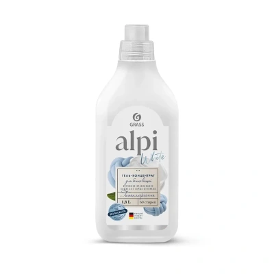 Купить Средство для стирки белого белья "ALPI WHITE GEL" 1,8 л гель-концентрат (1/6) "GRASS"