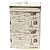 Купить Корзина для белья BLB-08-S 35*35*50 см бамбук, лен (1/12) "Рыжий кот"