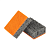 Купить Губки для посуды "ORANGE STRIPE" упак. 5 шт. (1/40) "Рыжий кот"