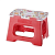 Купить Табурет складной "STOOL" 23 см красный (1/6) "VIGAR" 10785