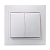 Купить Выключатель "Кварта" 2-х кл. вс10-2-0-кб, 10а (керам.) белый (1/10/200) "IEK"