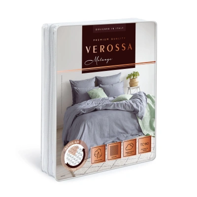 Купить Постельное белье "VEROSSA MELANGE" INDIGO евро