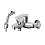 Купить Смеситель для ванн DR72036 (1/12) "DECOROOM"