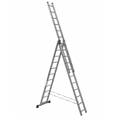 Купить Лестница-стремянка 3 секции по 11 ступеней (1) "Алюмет"