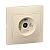 Купить Розетка телевизионная "KVARTA" проходная ртв11-ккм, кремовый (1/10/200) "IEK"