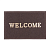 Купить Коврик SPONGY "WELCOME" 50*80 см (коричневый) (1/15) "SUNSTEP" 38-442