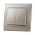 Купить Выключатель "MIRA" 2-х кл., жемчужно-белый (1/10/120) "LEZARD" 701-3030-101