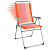 Купить Кресло-шезлонг складное "ORANGE" 67*59*100 см, сетчатая ткань, алюм. каркас (1/6) "BOYSCOUT" 61176